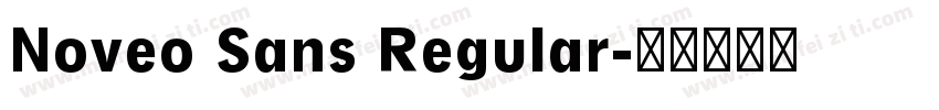 Noveo Sans Regular字体转换